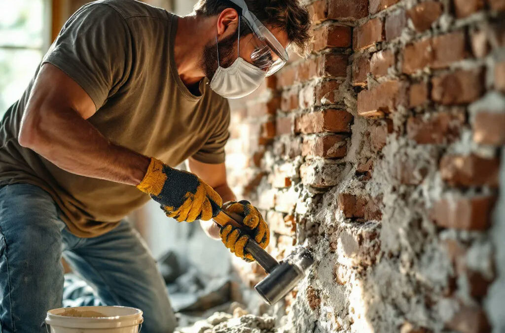 Safest Way to Remove Old or Damaged Mortar from Brick Joints