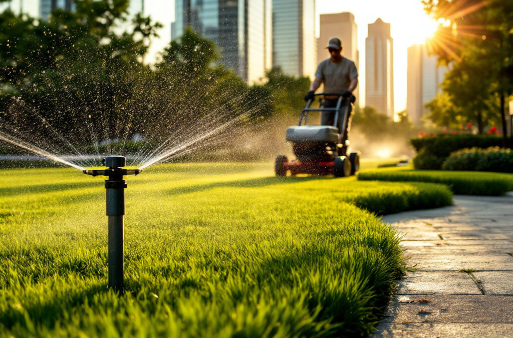 How to Maintain Healthy Turf in High-Traffic Commercial Areas